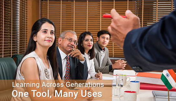 Learning across generations